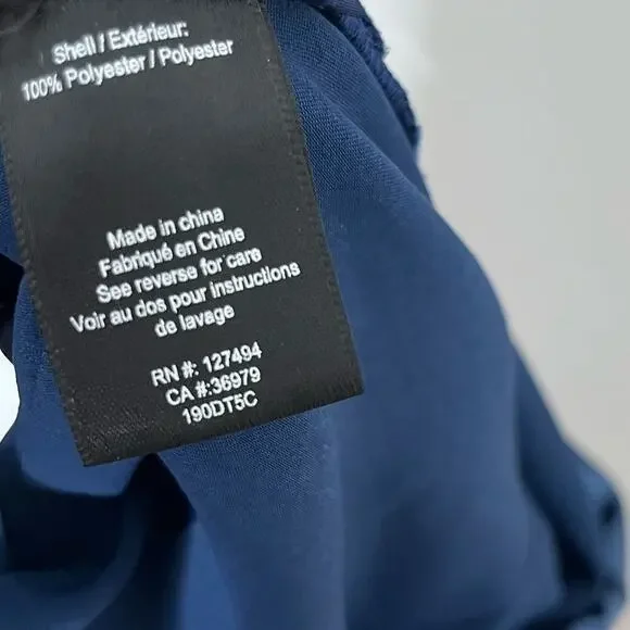 Heartloom Oliver Midi Slip Dress XS Blue Satin Side Slit Cocktail Night Out - Picture 11 of 14